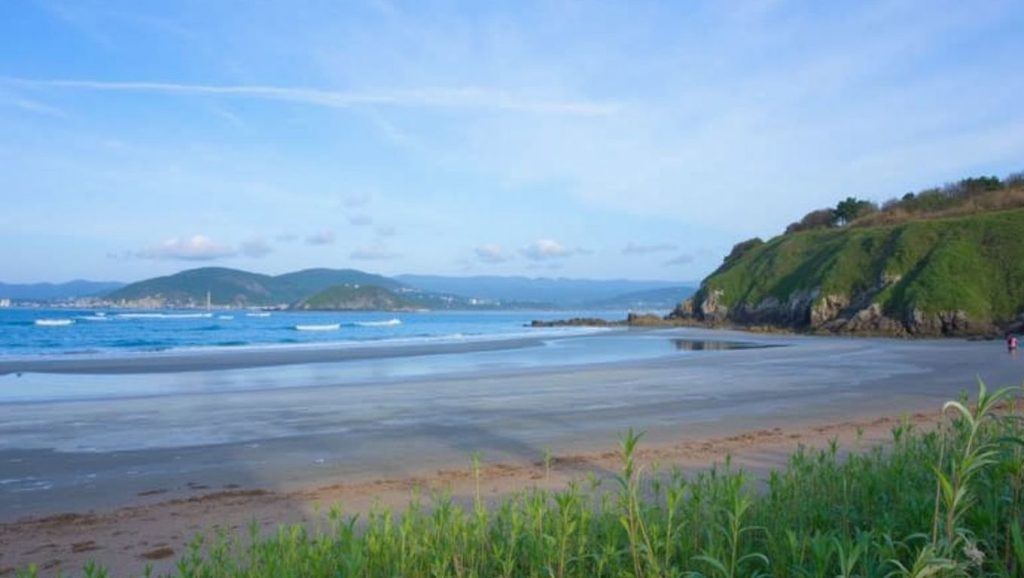 Entorno natural de Praia da Arxúa en Lugo