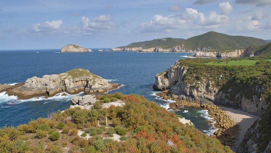 Aguas de Praia da Baleeira en Xove (Lugo)