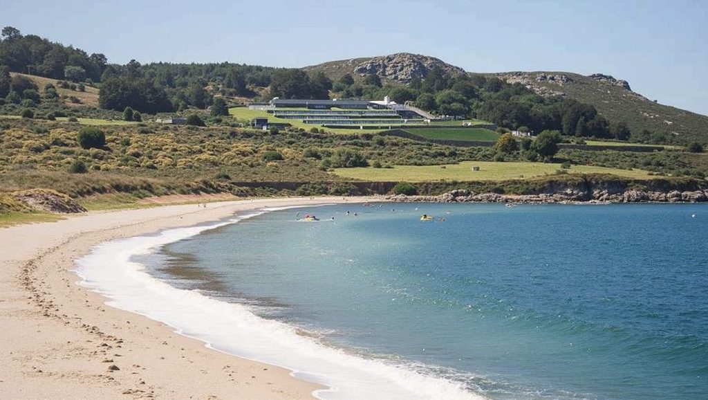 Entorno natural de Praia da Barreira en A Coruña
