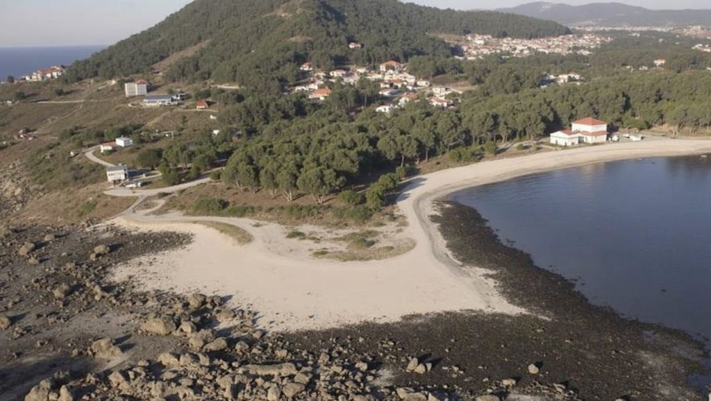 Entorno natural de Praia da Barxa de Oia en Pontevedra