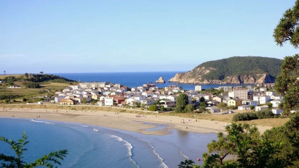 Entorno natural de Praia da Basta en Lugo