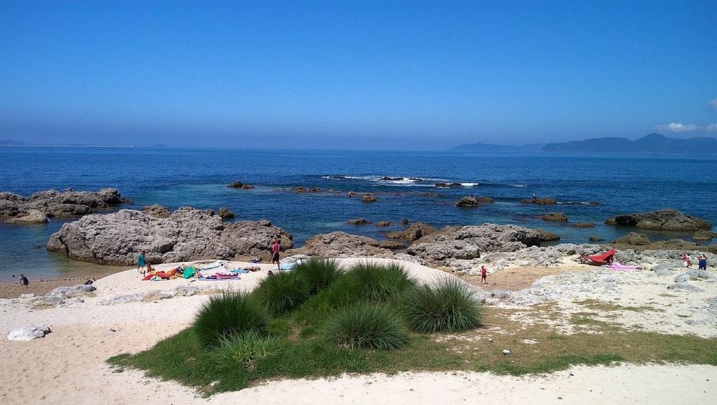 Praia da Buraca en Vigo (Pontevedra)