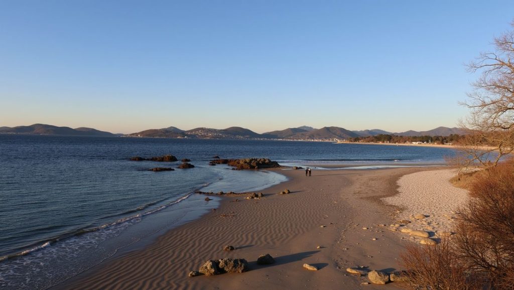 Aguas de Praia da Calzoa en Vigo (Pontevedra)