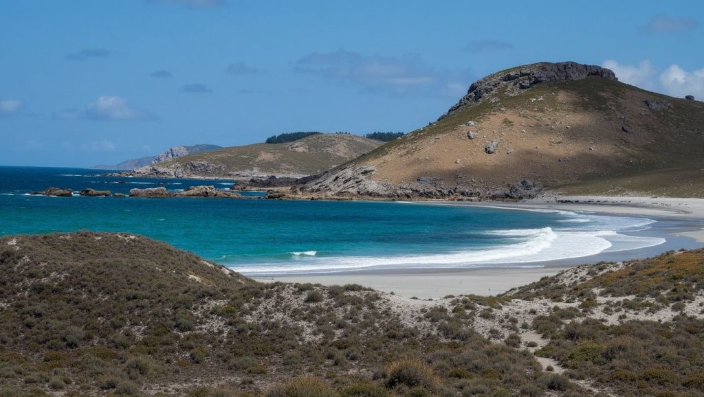 Playa da Carteleira en Galicia, A Coruña