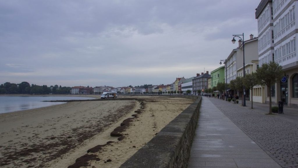 Panorámica de Praia da Ciscada, A Coruña