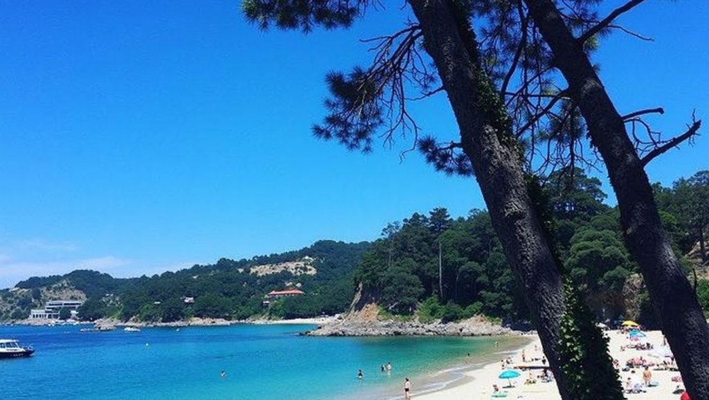 Arena de Praia da Cova de Balea, Cangas de Morrazo (Pontevedra)