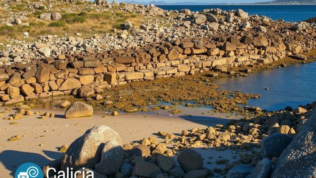 Entorno natural de Praia da Covasa en Pontevedra