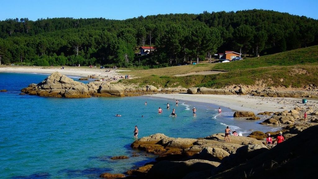 Entorno natural de Praia da Cruz en A Coruña