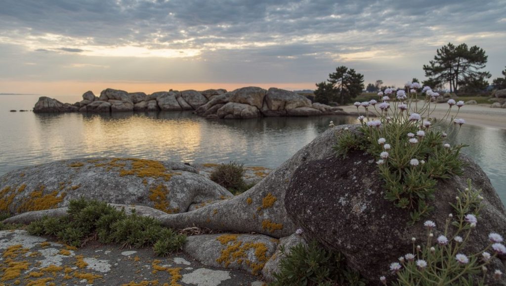 Costa de Praia da Cruz do Carreirón en A Illa de Arousa, Pontevedra