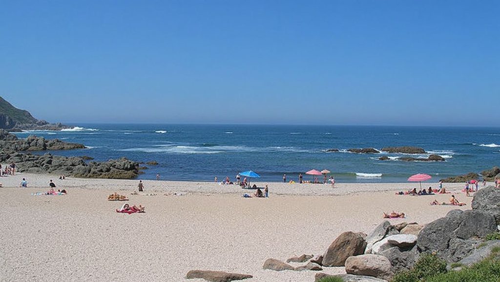 Panorámica de Praia da Cuncheira, Pontevedra