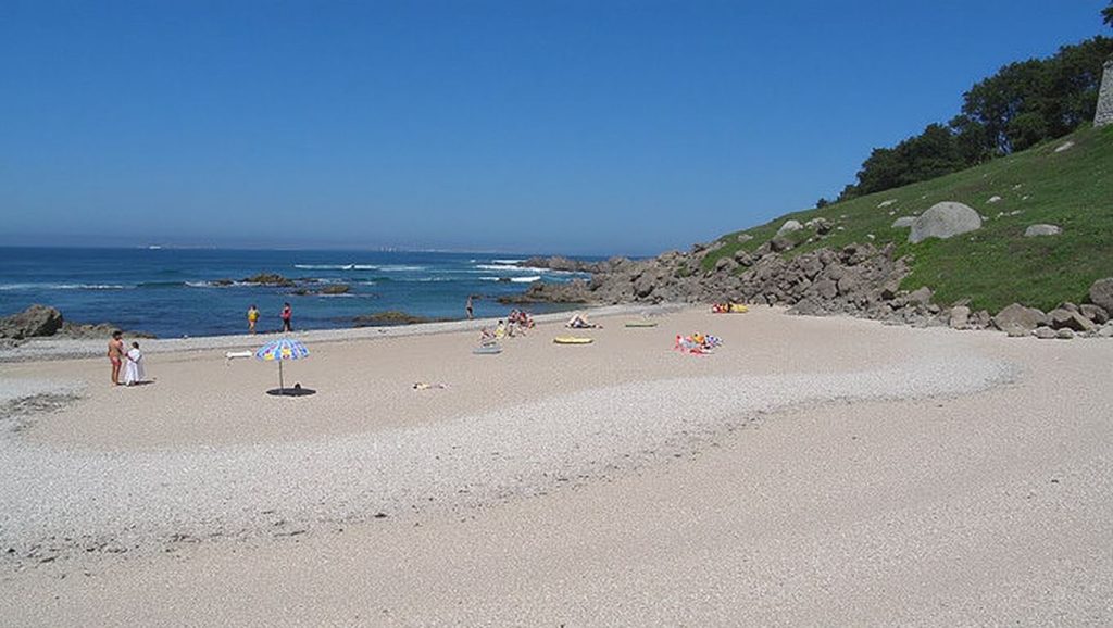Costa de Praia da Cuncheira en Baiona, Pontevedra