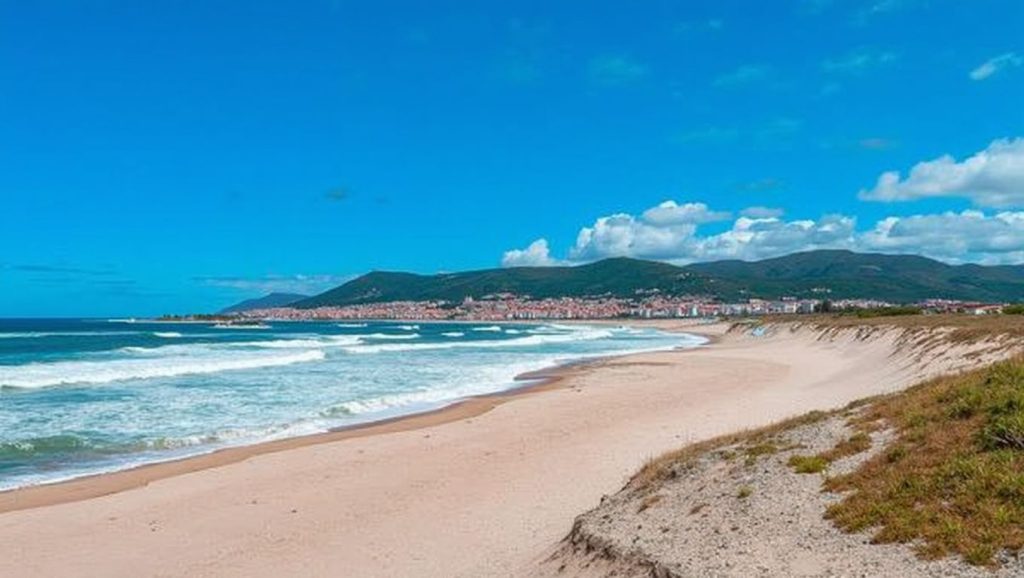 Arena de Praia da Duna do Caldeirão, Caminha (Pontevedra)