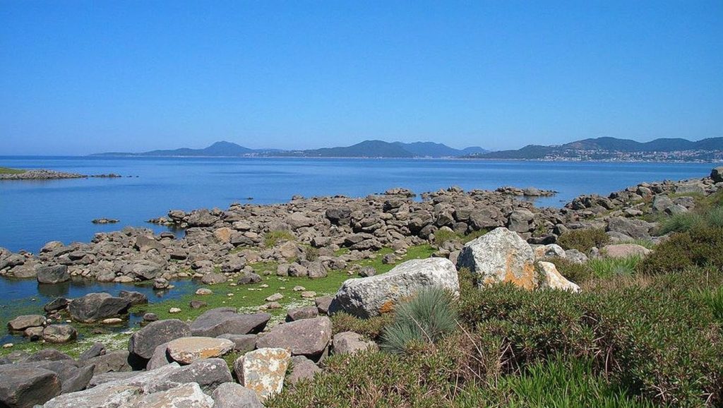 Panorámica de Praia da Espedrigada, Pontevedra