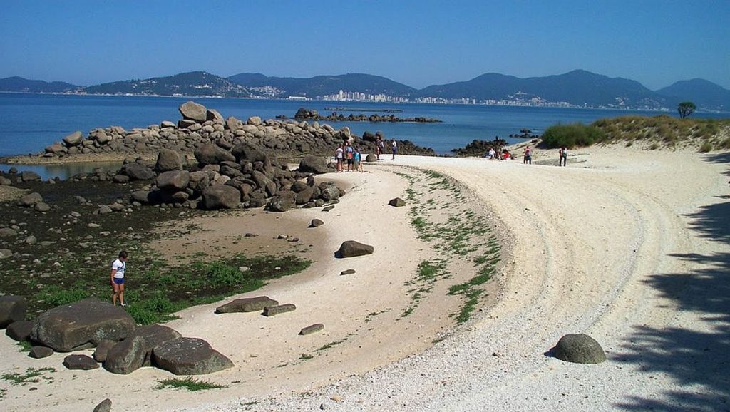 Arena de Praia da Espedrigada, Vigo (Pontevedra)