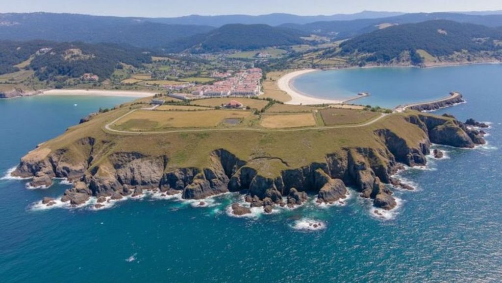 Entorno natural de Praia da Fabega en Lugo