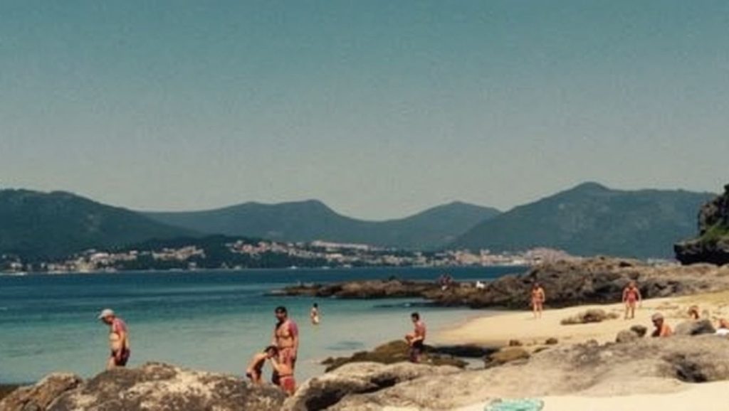 Panorámica de Praia da Fontaíña, Pontevedra