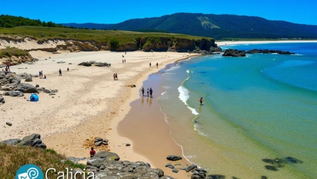 Praia da Fragata en Galicia (A Coruña)