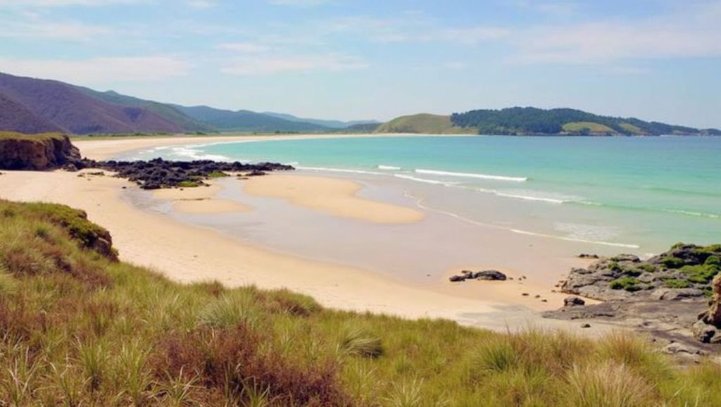 Entorno natural de Praia da Fragata en A Coruña