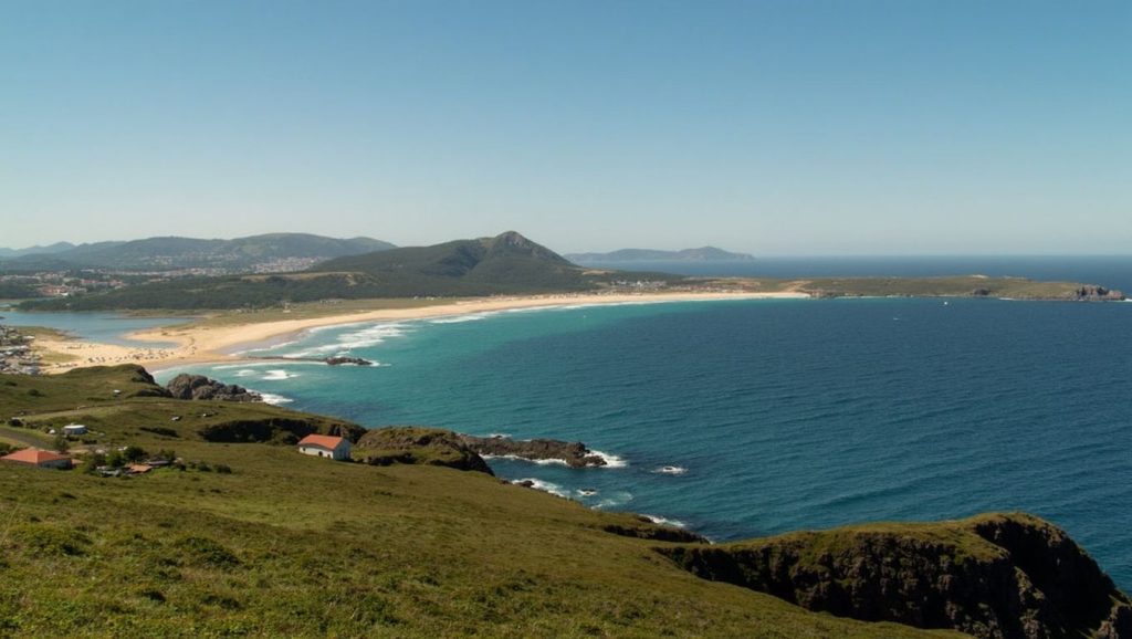 Entorno natural de Praia da Frouxeira en A Coruña