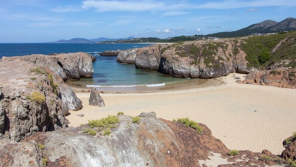 Entorno natural de Praia da Furada en Lugo