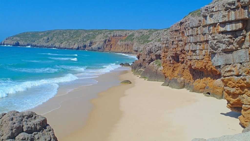 Panorámica de Praia da Furna, A Coruña