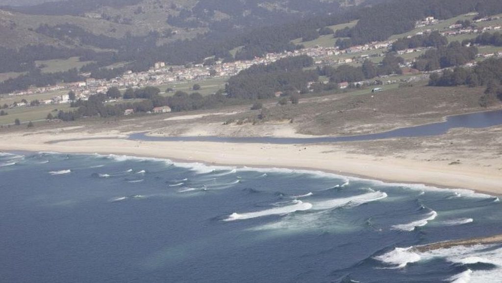 Entorno natural de Praia da Furna en A Coruña