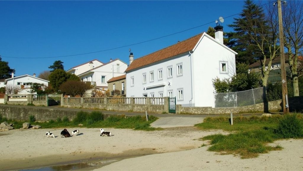 Vista de Praia da Gafa en Galicia, A Coruña