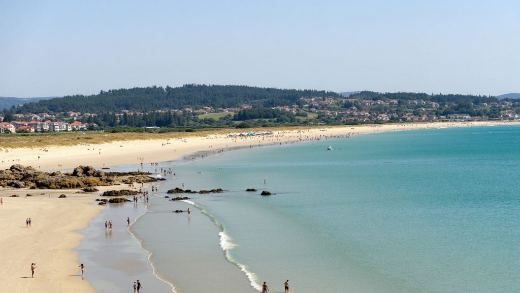 Praia da Garroteira en Galicia (A Coruña)