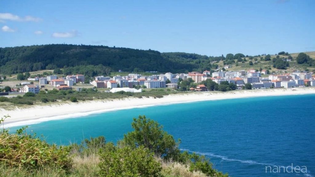Aguas de Praia da Graña en Galicia (A Coruña)
