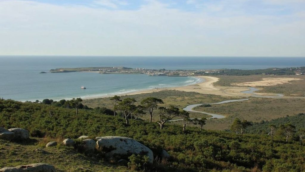 Entorno natural de Praia da Graña en A Coruña
