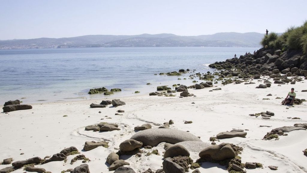 Vista general de Praia da Granxa, Boiro