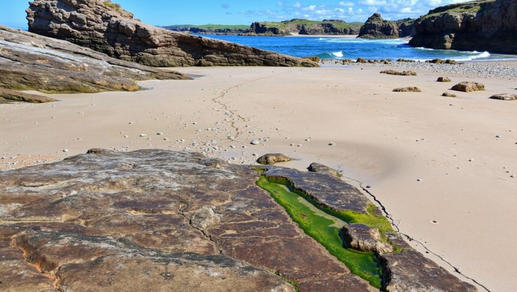 Playa da Illa en Galicia, A Coruña