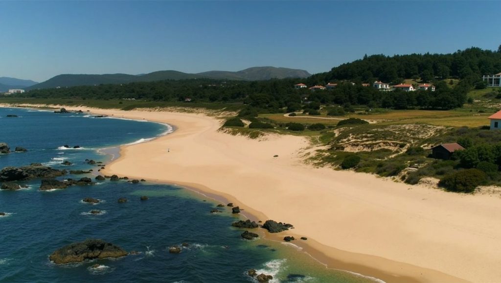 Praia da Insua en Ponteceso (A Coruña)