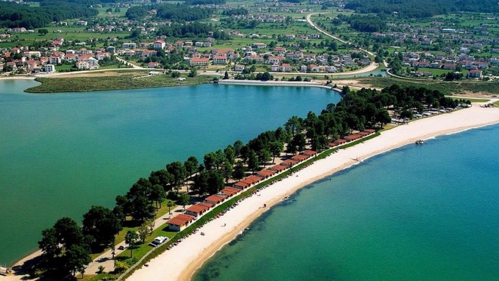 Panorámica de Praia da Ladeira, Pontevedra