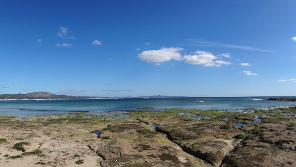 Arena fina en da Ladeira do Chazo, Galicia, A Coruña