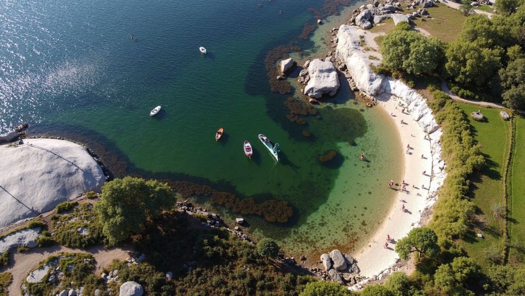 Arena de Praia da Lameira, A Illa de Arousa (Pontevedra)