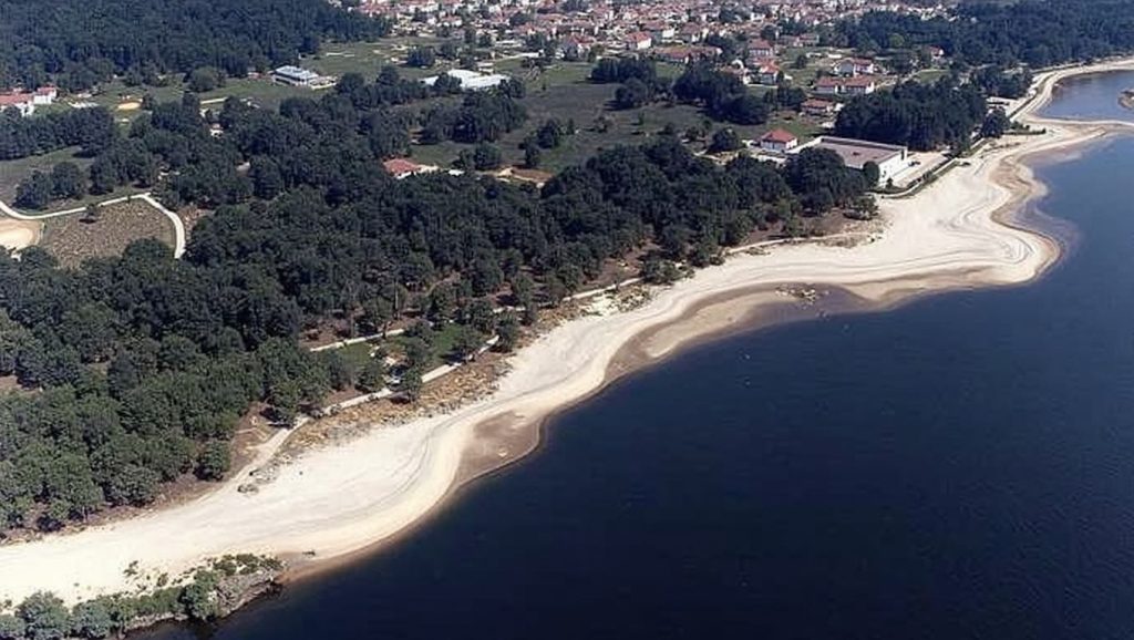 Panorámica de Praia da Lamiña, Pontevedra