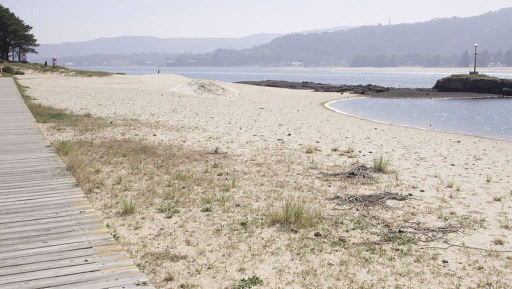 Aguas de Praia da Lamiña en A Guarda (Pontevedra)