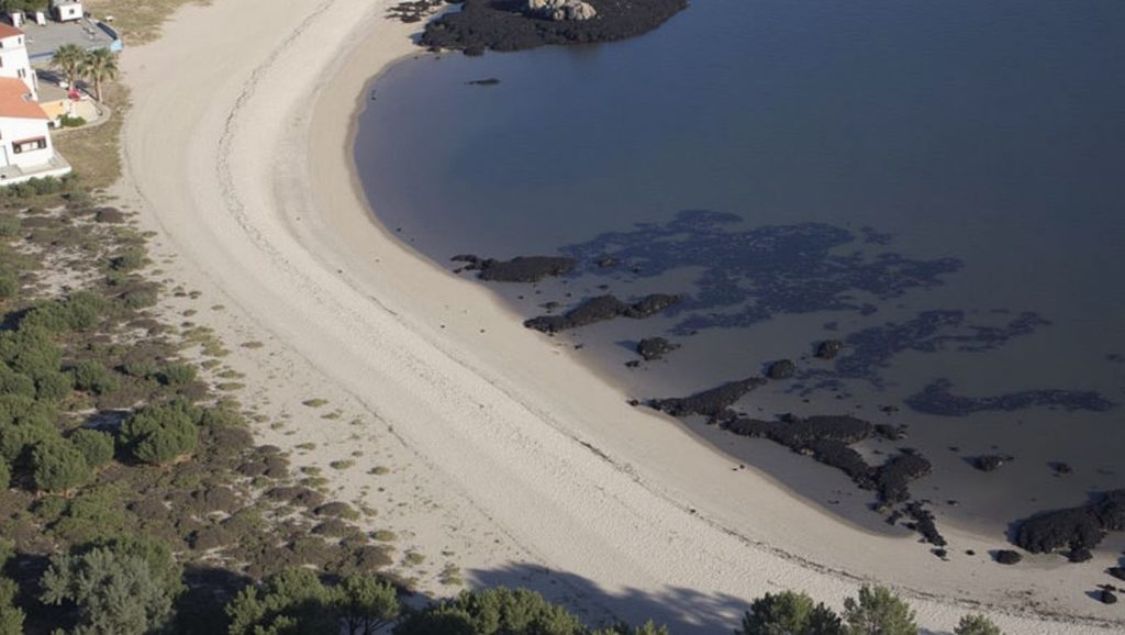 Arena de Praia da Lamiña, A Guarda (Pontevedra)