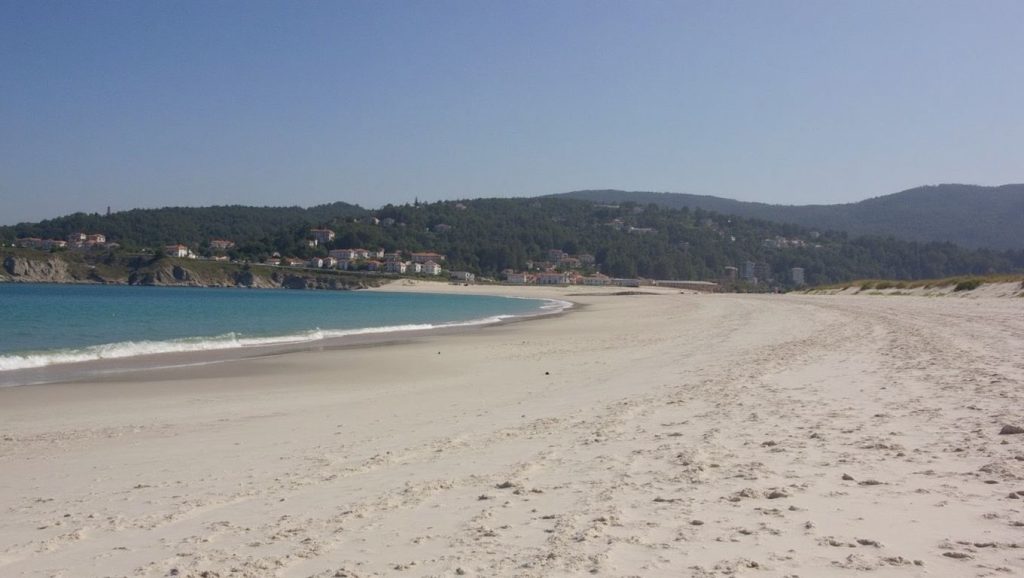 Praia da Laxe dos Picos en Cangas de Morrazo (Pontevedra)