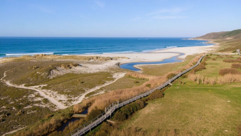 Arena de Praia da Laxe dos Picos, Cangas de Morrazo (Pontevedra)