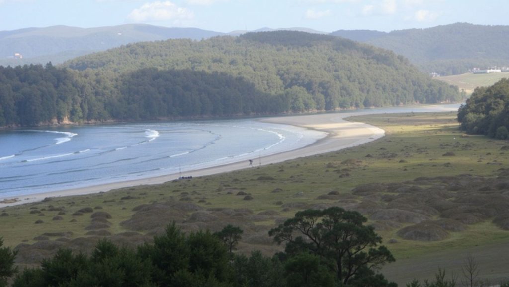 Panorámica de Praia da Loira, A Coruña