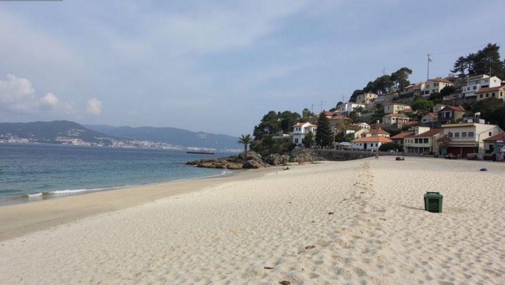 Entorno natural de Praia da Loira en A Coruña