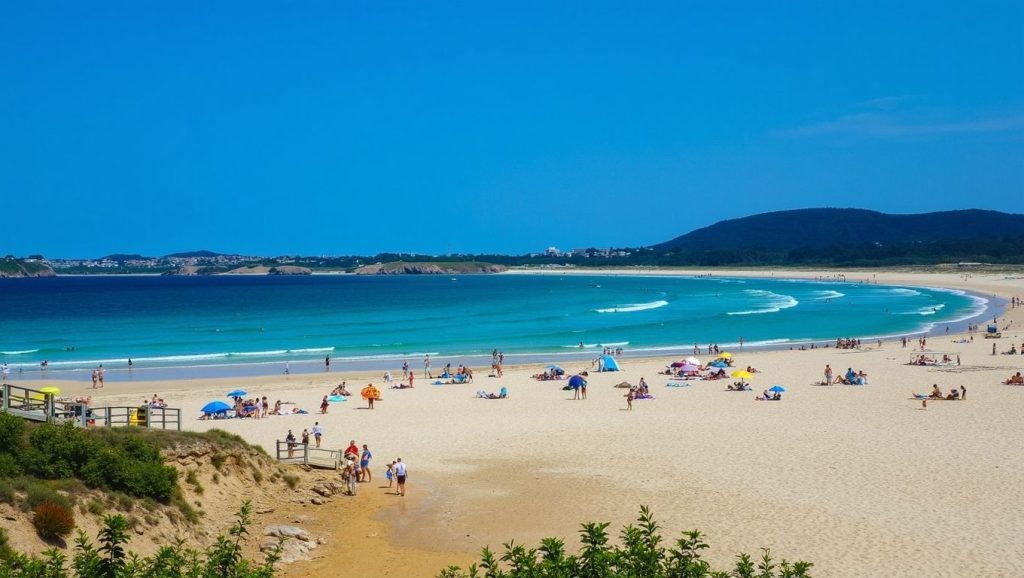 Horizonte desde Praia da Mercé, Galicia, A Coruña
