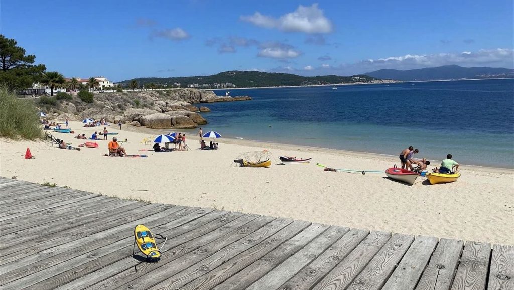 Arena de Praia da Mexiloeira, O Grove (Pontevedra)