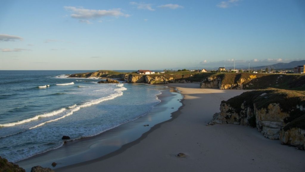 Panorámica de Praia da Pasada, Lugo