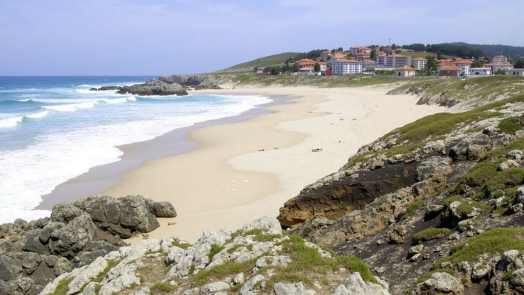 Panorámica de Praia da Pedra do Sal, A Coruña