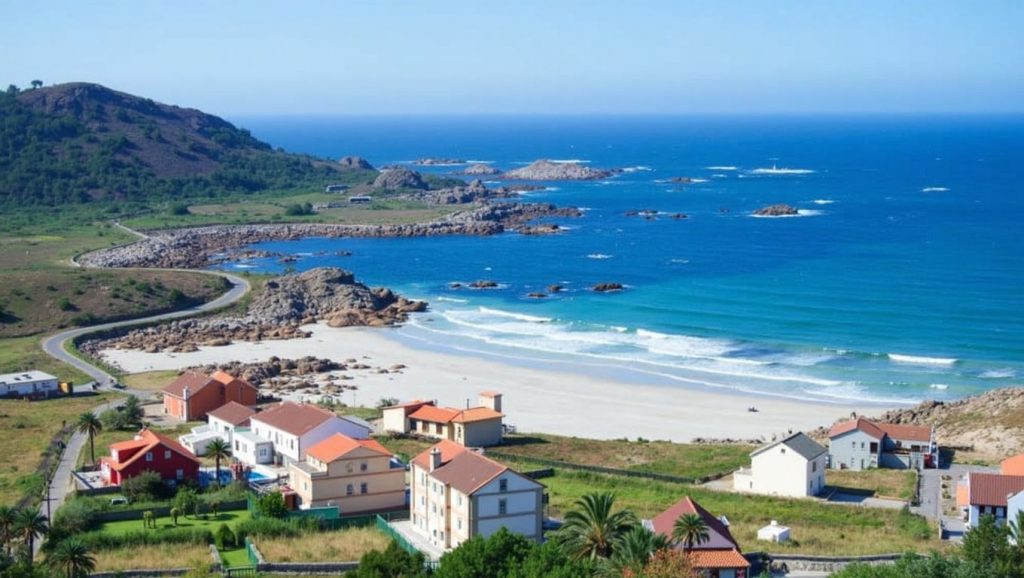 Entorno natural de Praia da Pedrosa en A Coruña