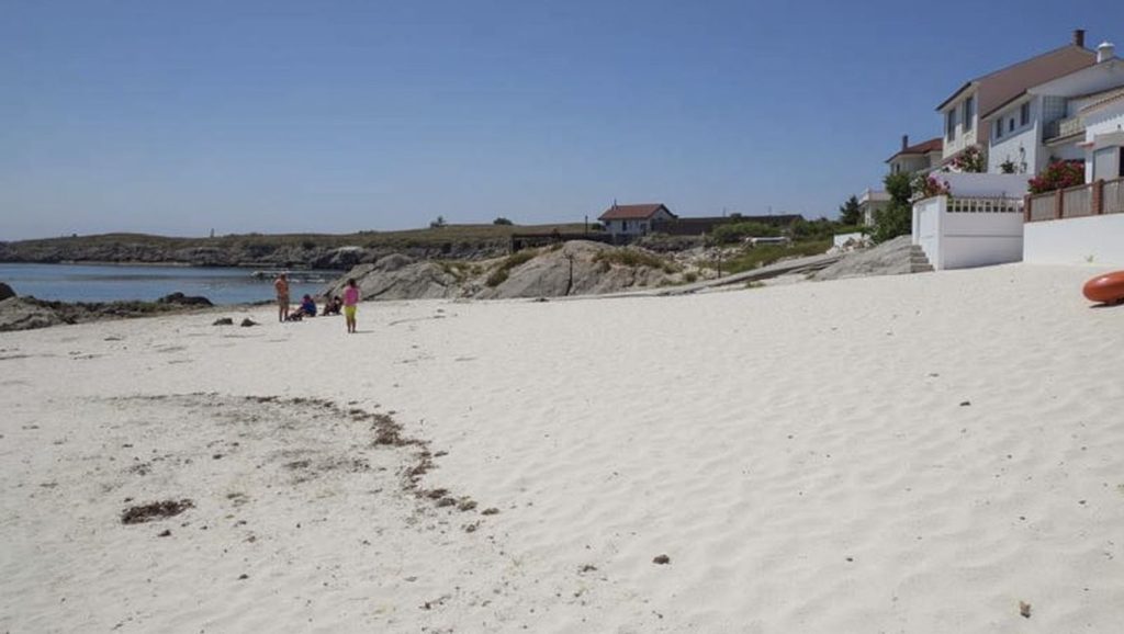 Costa de Praia da Perna do Prado en Ribeira, Pontevedra