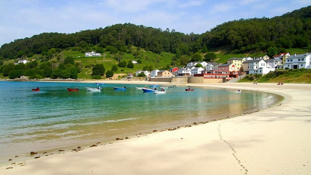 Camino de acceso a da Piquita, Galicia, A Coruña